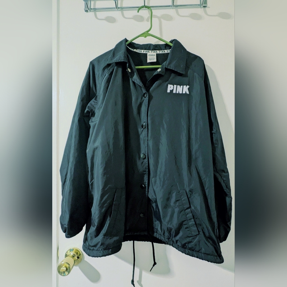 Victoria PINK Fleece-lined Windbreaker Jacket
